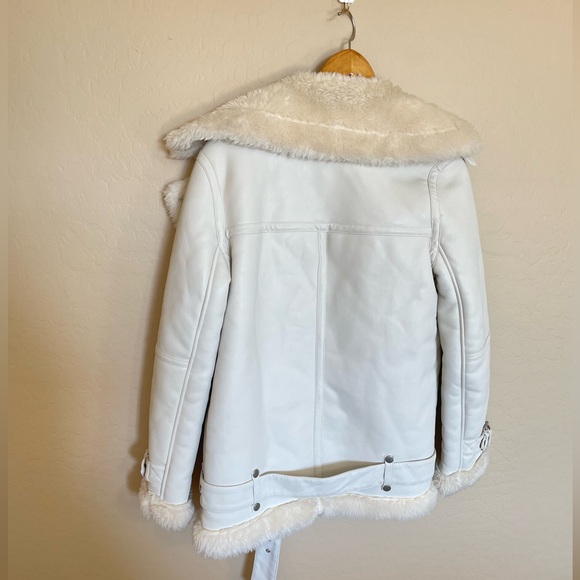 Avec Les Filles Oversized Moto Jacket Coat - Picture 6 of 13